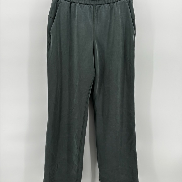 Lululemon Athletica Womens‎ Green Align Wide Leg Performance Pants Size 6 - Picture 1 of 11